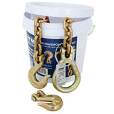 Order In - ITM G70 Transport Chain Kit With Lug Link Slip Hook & Grab Hooks Lashing Capacity 6 Tonne Length 5M - TM9717-06005