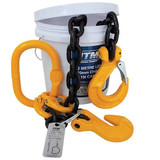ITM 1 Leg Chain Sling With Clevis Sling Hook & Shortening Grab Hook Chain 8MM Length 2M - TM9801-08020