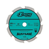 Order In - Austsaw Polycrystalline Diamond Blade 20/16 MM Bore 4PCD 4TCT Teeth 185 MM 7 1/4" - PCD185