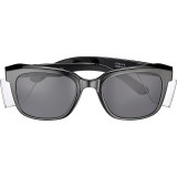 BOLLÉ SAFETY SPECS STKS 410 Black Gloss Frame PLATINUM Smoke PC Lens Anti Scratch/Anti Fog - STK41N20A