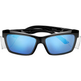 BOLLÉ SAFETY SPECS STKS 420 Black Gloss Frame Cobalt Mirror Polarised PC Lens Anti Scratch - STK42N51A