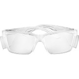 BOLLÉ SAFETY SPECS STKS 420 Crystal Frame Clear PLATINUM PC Lens Anti Sratch Anti Fog - STK42N11A