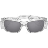 BOLLÉ SAFETY SPECS STKS 420 Crystal Frame Soke PLATINUM PC Lens Anti Sracth/Anti Fog - STK42N21A