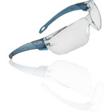BOLLÉ SAFETY Specs SWIFT OTG Blue Frame Clear PLATINUM Lite PC Lens Anti Scratch/Anti Fog - SWIOTN10A