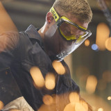 BOLLÉ SAFETY UNIVERSAL GOGGLE Indirect Top/Bottom Vent with Foam & Mouthguard Clear Platinum PC Lens Anti Scratch/Anti Fog - UNIVGN12W