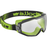 BOLLÉ SAFETY SPECTRUM GOGGLE Top Bottom Sealed/Unvented Clear Platinum Lens Anti Scratch/Anti Fog - SPECTN11W