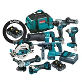 Makita 18V Brushless 7 Piece Kit - DLX7036GX1