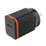 Order In - WALKNTALK Charger Wall Rugged Dual USB-A 18W USB-C 30W PD - WNTPWR-WALL