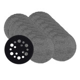 Order In - Milwaukee 220 Grit POWERGRID™ H&L Mesh sanding discs 75 MM 3" 12 Pack+ Pad Saver Fits M12FSDR75 - 48806220