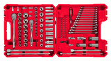 Milwaukee Drive Mechanics Set 1/4'' 3/8'' &1/2'' 108 Piece - 48229102