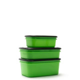 Order In - Rugged Xtremes Crib Container Set 350/650/1100 ML Green 3 Piece - RX11L001FG