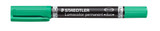 Order In - Staedtler® Lumocolor® duo permanent  double sided marker - green - 348-5