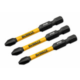 Dewalt Flextorq 57Mm Ph2 Screwdriver Bit 3Pk - DWAF2PH2IR3