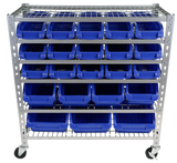 Order In - TRADEQUIP Heavy Duty Bin Rack 6 Tier 22 Bin - 6053