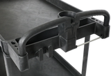 Order In - TRADEQUIP Trolley Workshop Wide 2 Tray Polymer - 6042T