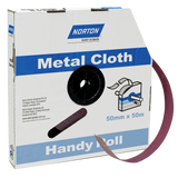 Order In - Norton 150Grit Metal Cloth Sanding Roll 50 MM x 50 M - 66623320807