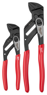 Order In - Milwaukee-2 Piece Smooth Jaw Plier Wrench Set (180mm & 250mm) -4932501152