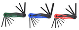 Toleron Folding Hex Key Torx/Metric/Immperial Set 3pc - TL90105