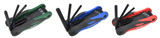 Toleron Folding Hex Key Torx/Metric/Immperial Set 3pc - TL90105