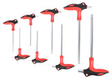 Toleron Ball End Hex Key Set T Handle Imperial 8pc - TL90119