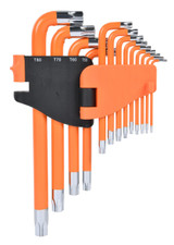 Toleron Hex Key Set Torx-Tamper Jumbo With Hole 13pc - TL90129