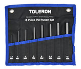 Toleron Pin Punch Set 8 Piece  - TL90305