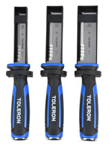 Toleron Side Strike Wood Chisel 3pc Set  - 19mm, 25mm & 32mm - TL90503
