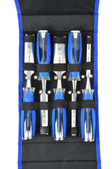 Toleron Wood Chisel Full Tang Through Blade 5 Piece Set 10mm, 13mm,19mm, 25mm & 32mm - TL90507