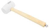 Toleron 16Oz/450G White Rubber Mallet Wooden Handle - TL90833