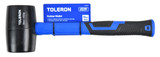 Toleron 16oz/450g Rubber Mallet Black Head Fibreglass Handle - TL90837