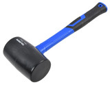 Toleron 32oz/900G Rubber Mallet Black Head Fibreglass Handle - TL90843