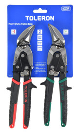 Toleron 250mm Heavy-Duty  Aviation Tin Snip Left/Right 2Pc Set - TL91011