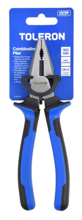 Toleron 180mm High Leverage Combination Pliers - TL91421