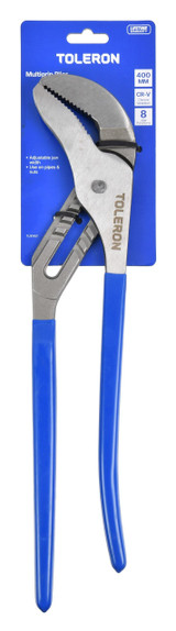 Toleron 400mm Multigrip Pliers 8 Jaw Positions - TL91451