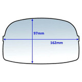 Weldclass Lens Clear to suit S/Glas 9000 Outer - P7-CLSG9/10