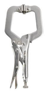 Toleron 150mm Locking Plier C Clamp With Pad - TL91501