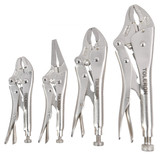 Toleron Locking Pliers 135mm, 165mm, 180mm & 225mm - 4 Piece Set - TL91519