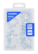 Toleron M6 Rivet Nut 50 Piece - TL91601