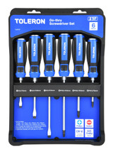 Toleron Go-Thru Screwdriver Set Phillips/Slotted 6pc - TL91707