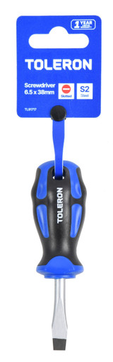 Toleron 6.5 X 38mm Slotted Screwdriver Stubby - TL91717