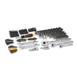 Gearwrench Mechanics Tool Set Metric/SAE 1/4" 3/8" & 1/2" Drive 202 Piece - GW72MLCBMTS