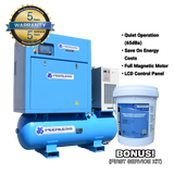 Order In - Peerless  HQD20VSHP Full Feature 16 Bar Extreme Pressure Rotary Screw Air Compressor For Laser Cutting - HQD20VSHP-FF-16
