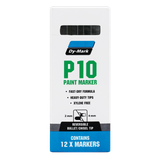 Order In - Dymark P10 Paint Marker Black (12 Pack) - 12071001