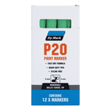 Order In - Dymark P20 Paint Marker Green (12 Pack) - 12072004
