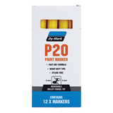 Order In - Dymark P20 Paint Marker Yellow (12 Pack) - 12072005