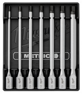 Milwaukee Metric Hex Long Bit Socket Set 3/8” Drive 7 Piece - 4932500435
