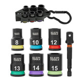 Order In - Klein Tools Grab-N-Go Impact Socket Set Metric 7 Piece - A-33808M