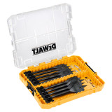Dewalt Extreme Spade Bit Set Impact Tough Case  9 Piece - DT70751-QZ