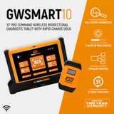Order In - GEARWRENCH Pro Command Wireless Bi-Directional Diagnostic Tablet with Rapid-Charge Dock 10" - GWSMART10AU