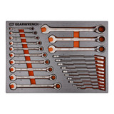 Order In - GEARWRENCH 90T Reversible Ratcheting Wrench SAE/Metric EVA Tray Set 23 Piece - 83978